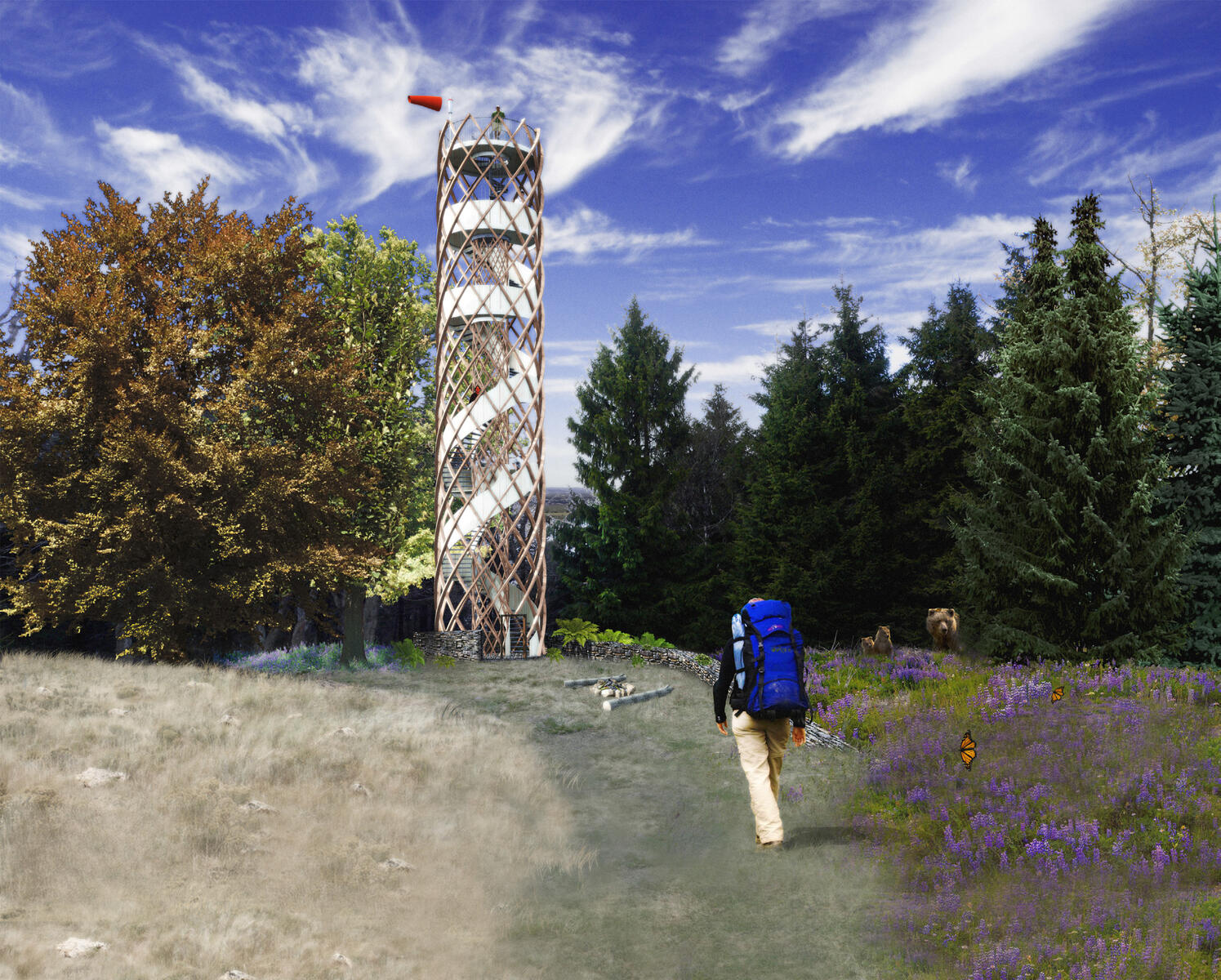 Rozhledna na Kelčském Javorníku